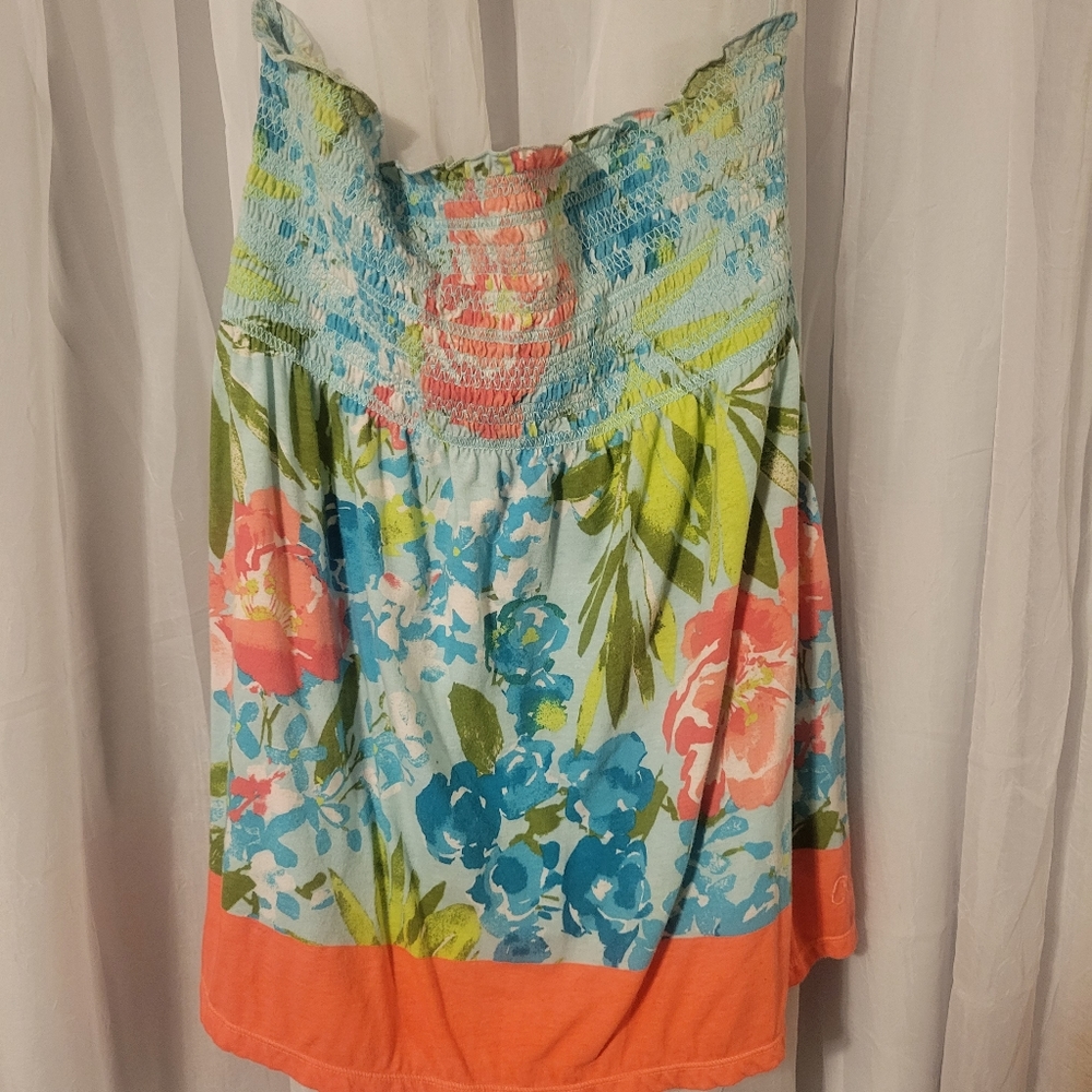 Vibrant colors tube top